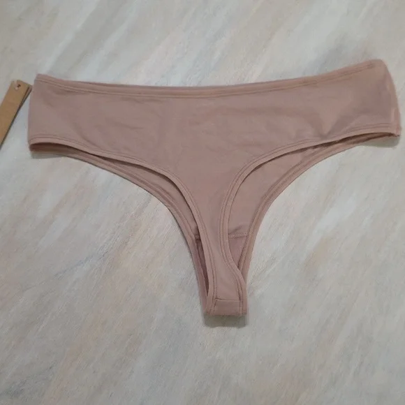 SKIMS Fits Everybody Thong NWT 4X DUSK - Picture 3 of 8